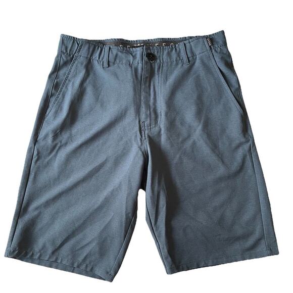 Veece Wyatt Stretch Walkshort Dark Blue Hybrid Chino Golf Outdoor Size 28 - Picture 1 of 6